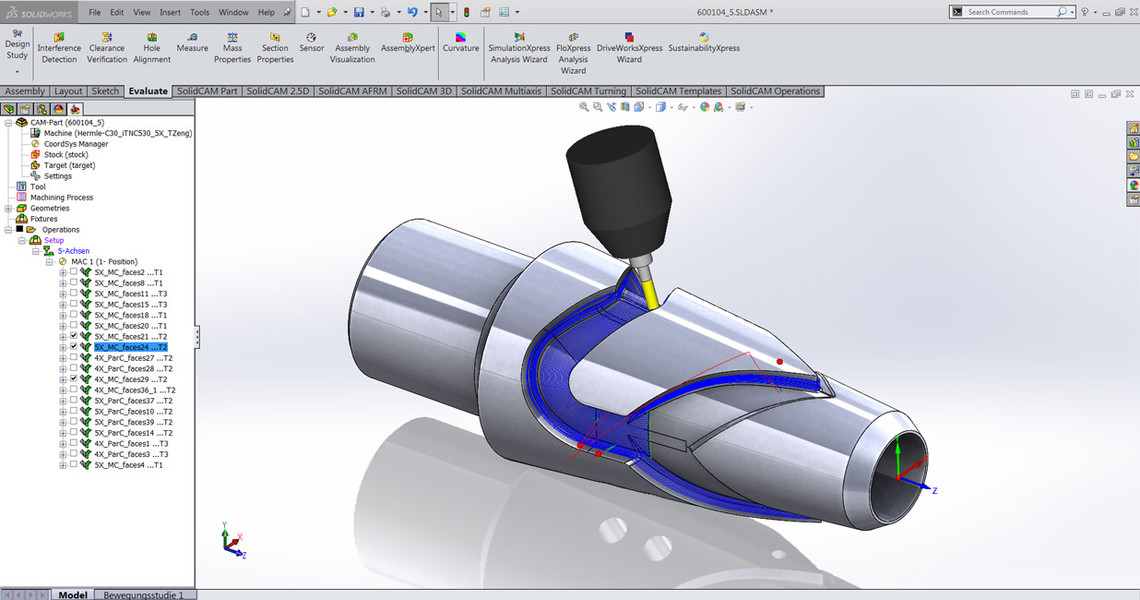 SolidCAM Sim. 5X