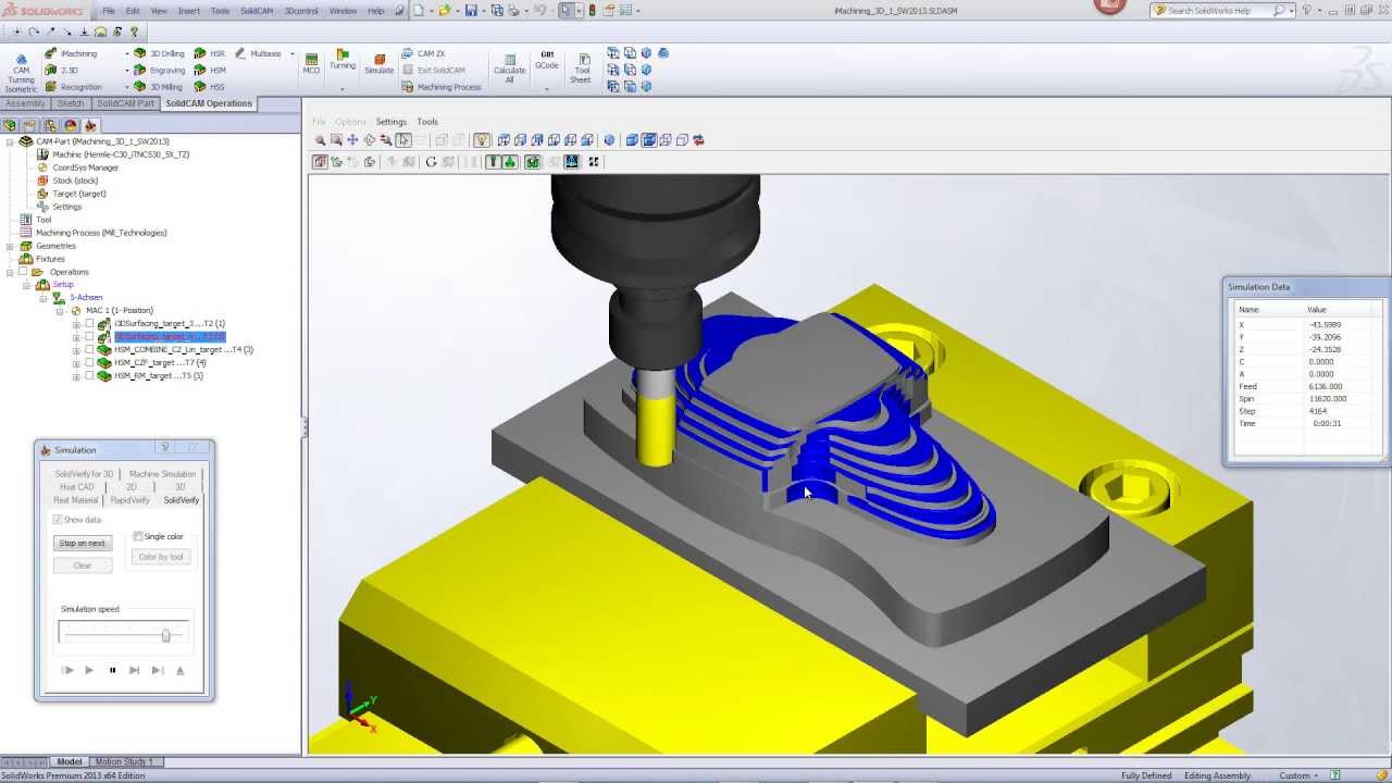 SolidCAM iMachining 3D